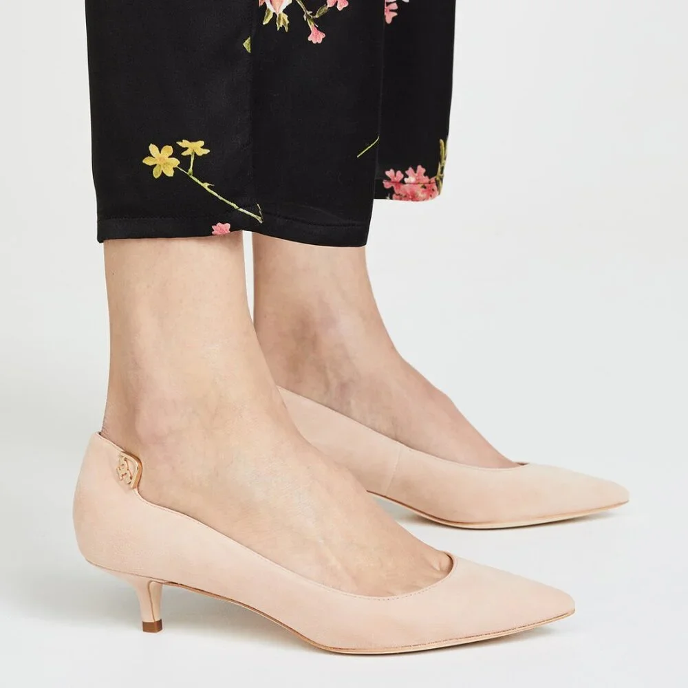 NIB Tory Burch Elizabeth Pump 40MM Leather Sea Shell Pink Size 8.5, 9 $278